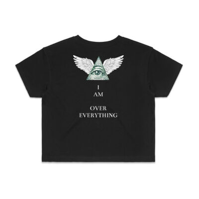 I Am Over Everything (Womens Crop) Thumbnail