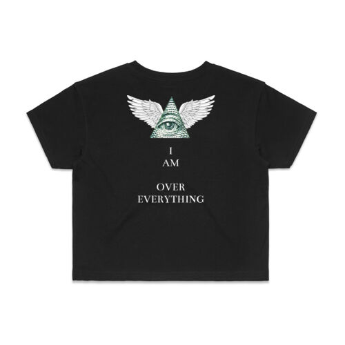 I Am Over Everything (Womens Crop) Thumbnail