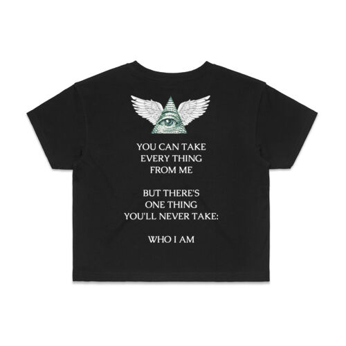 One Thing You Can't Take (Womens Crop) Thumbnail